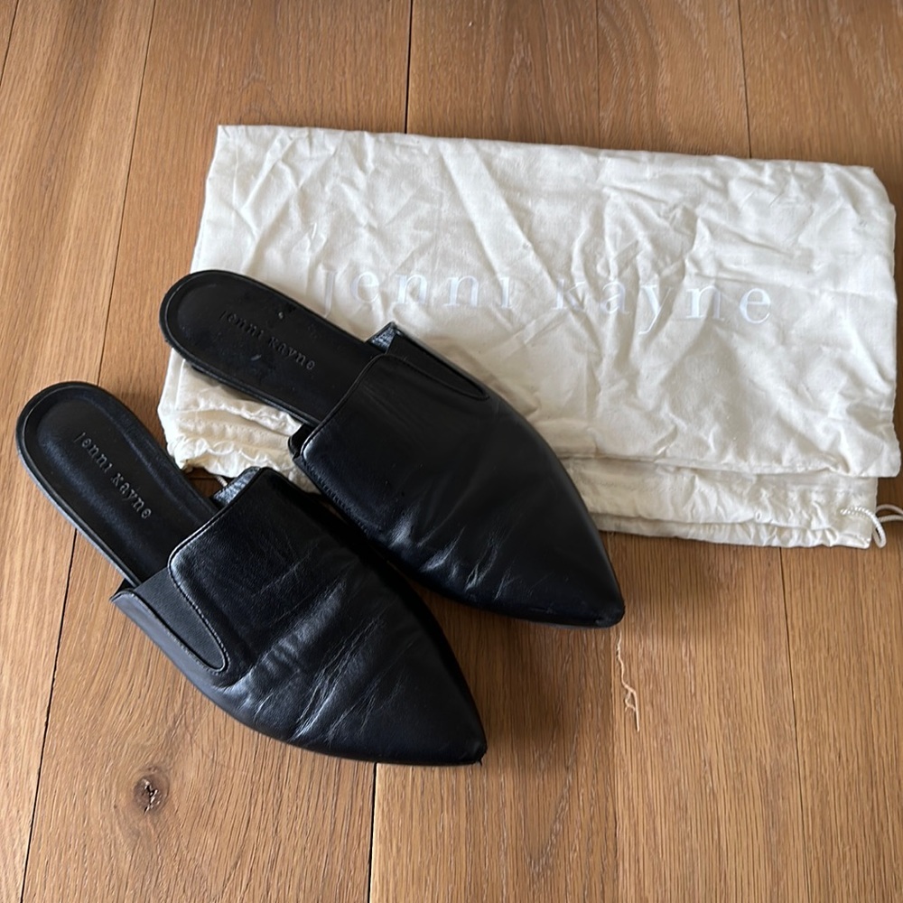 Jenni Kayne Black Leather Mule